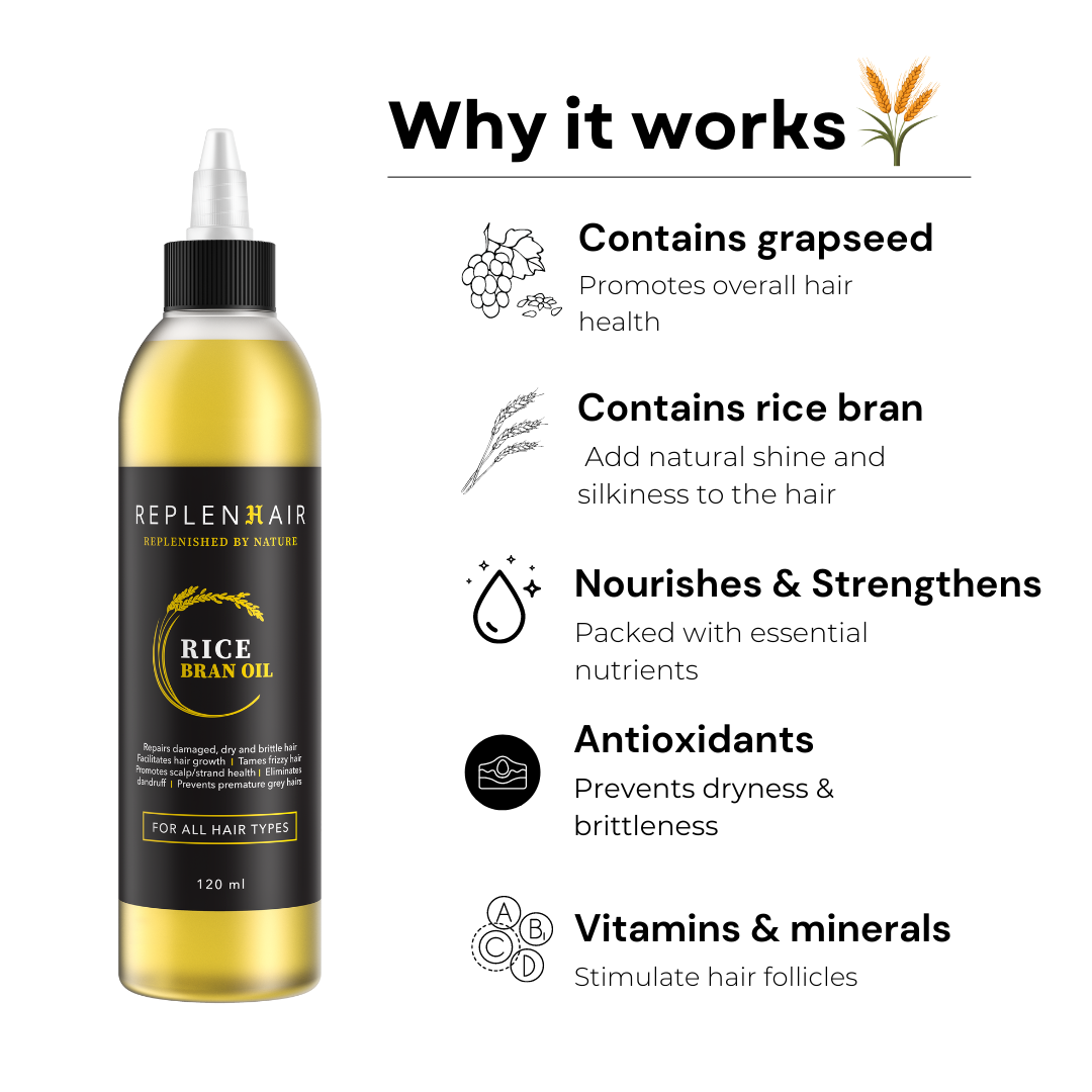 Rice Bran Hair Oil