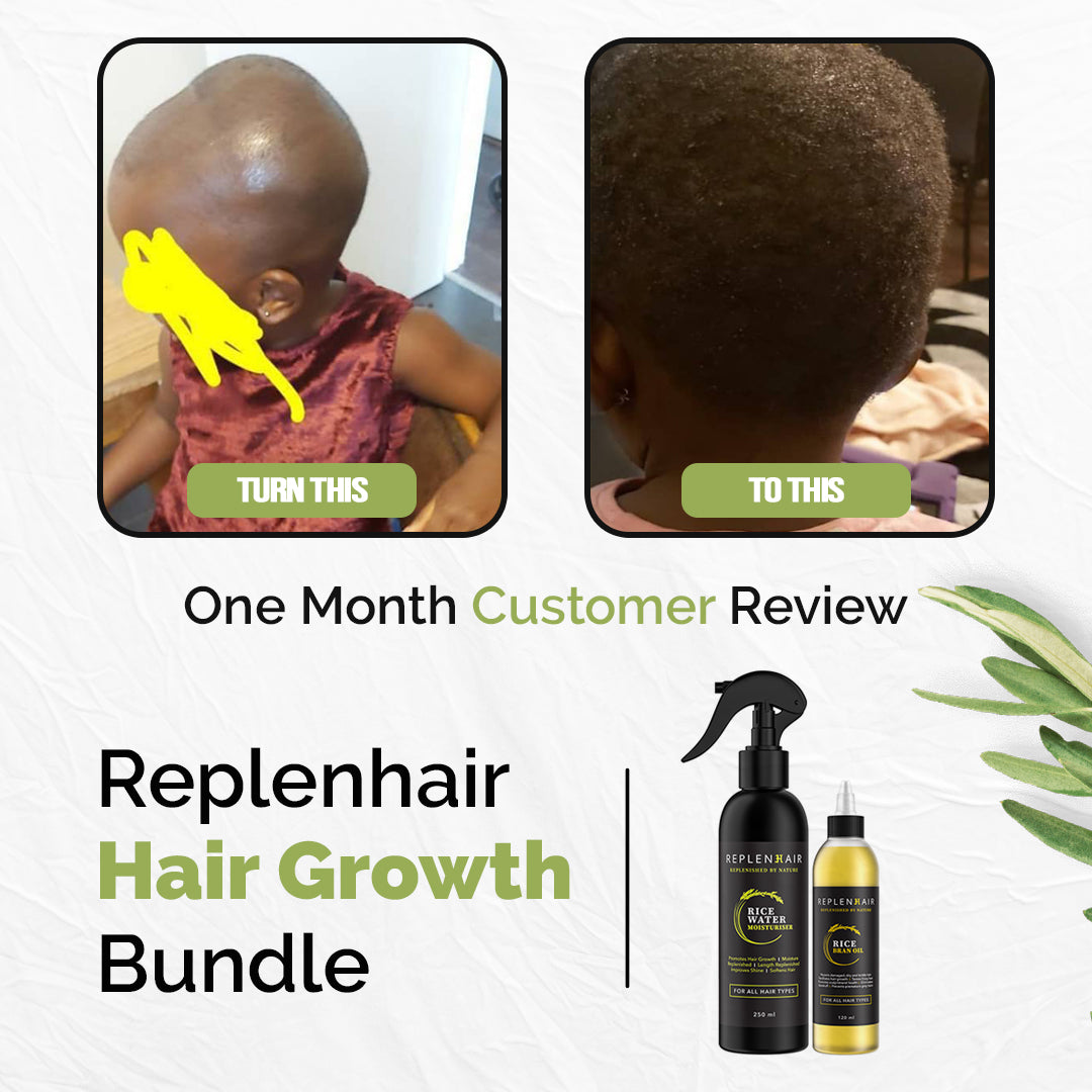 Replenhair Rice Hair Growth Trio - Replenhair
