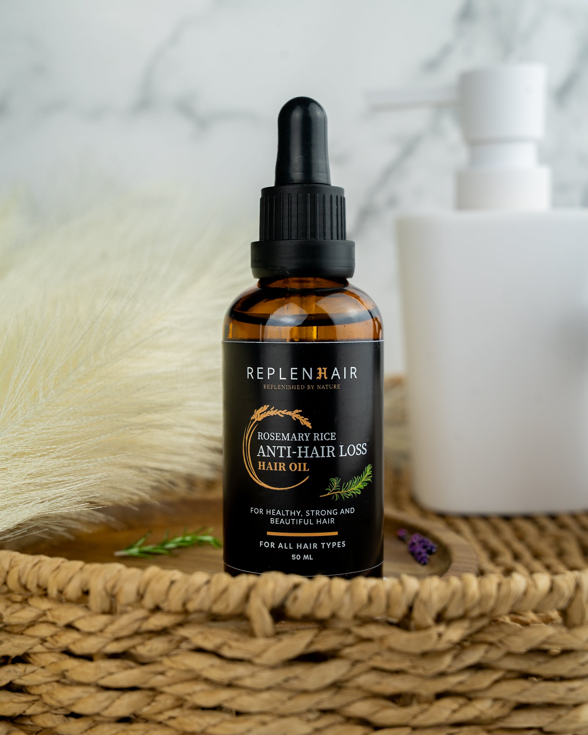 Rosemary Anti-Hair Loss Oil for Hair | Rosemary Oil - Replenhair
