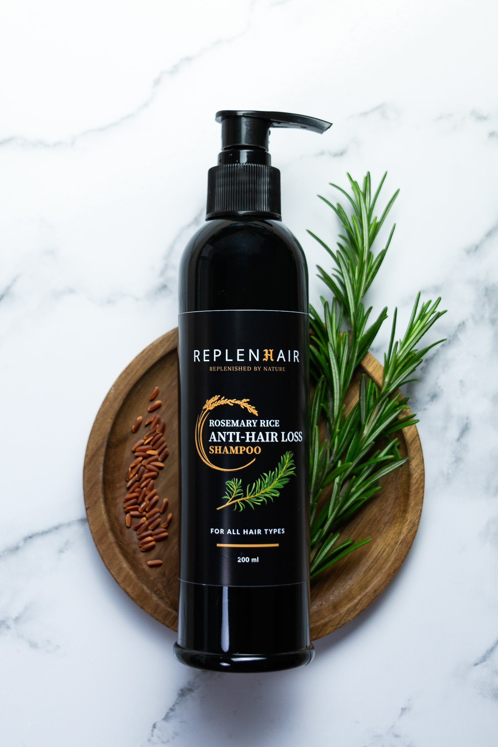 Rosemary Rice Shampoo - Replenhair