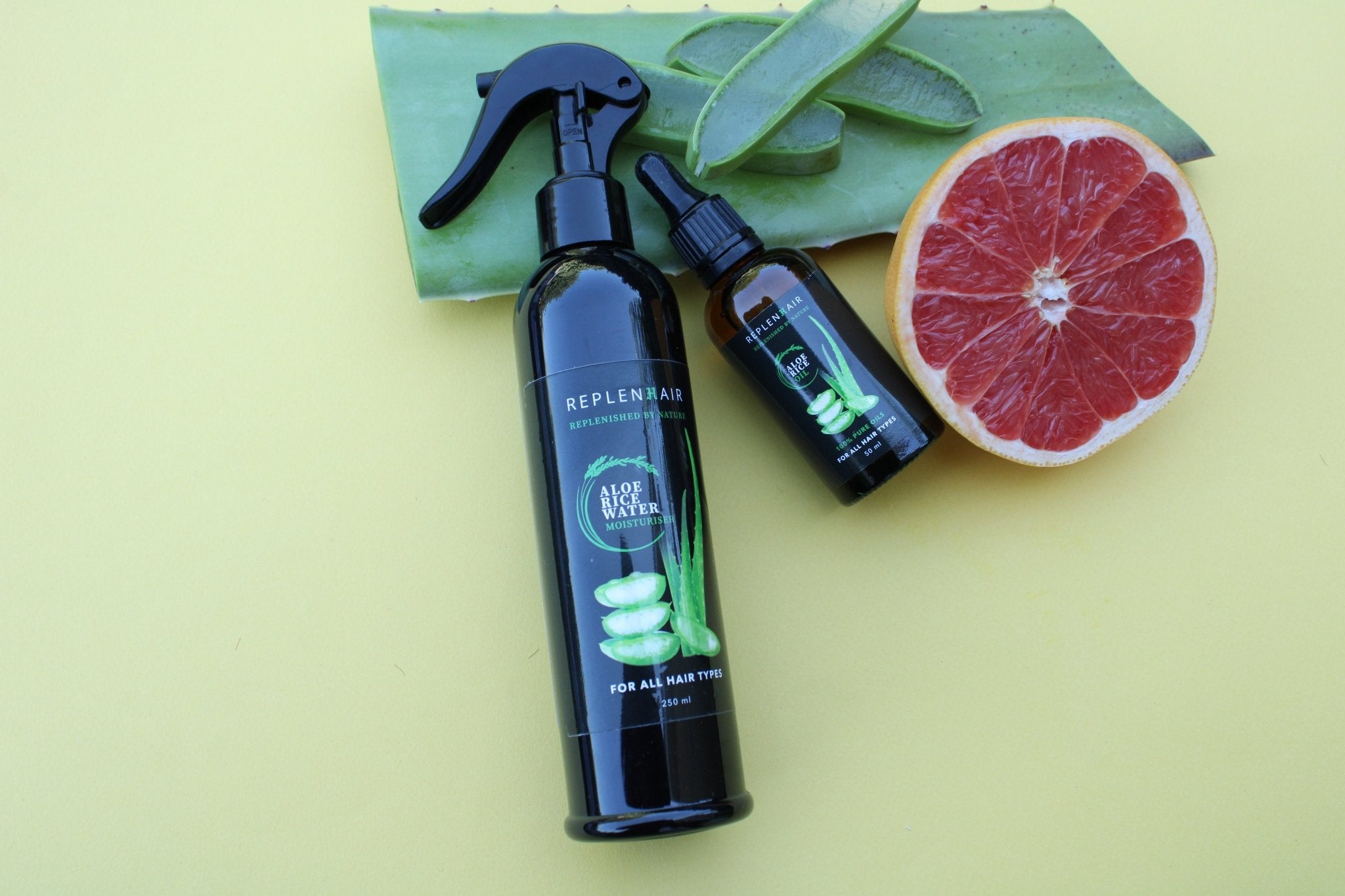Aloe Rice Water & Aloe Rice Oil - Replenhair