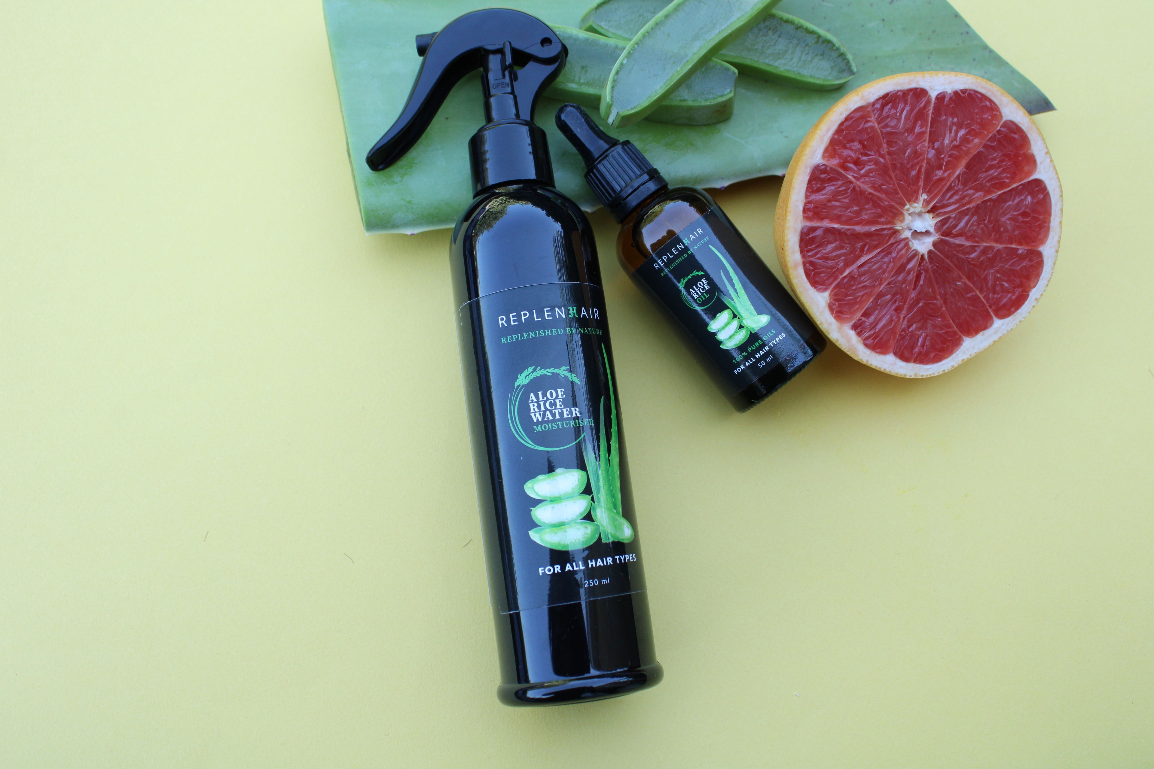 Aloe Rice Water Hair Moisturiser Bundle