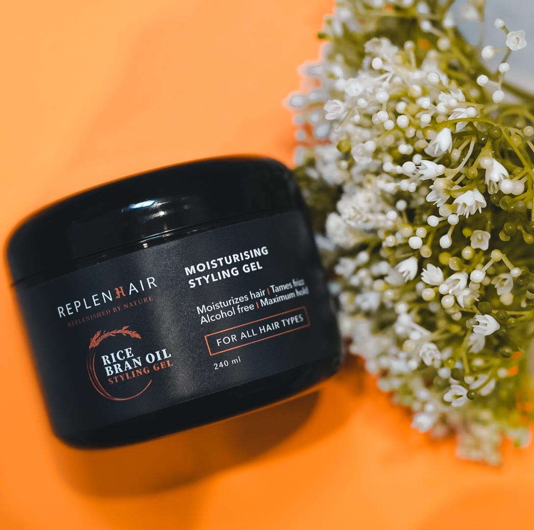 Rice Bran Oil Hair Styling Gel