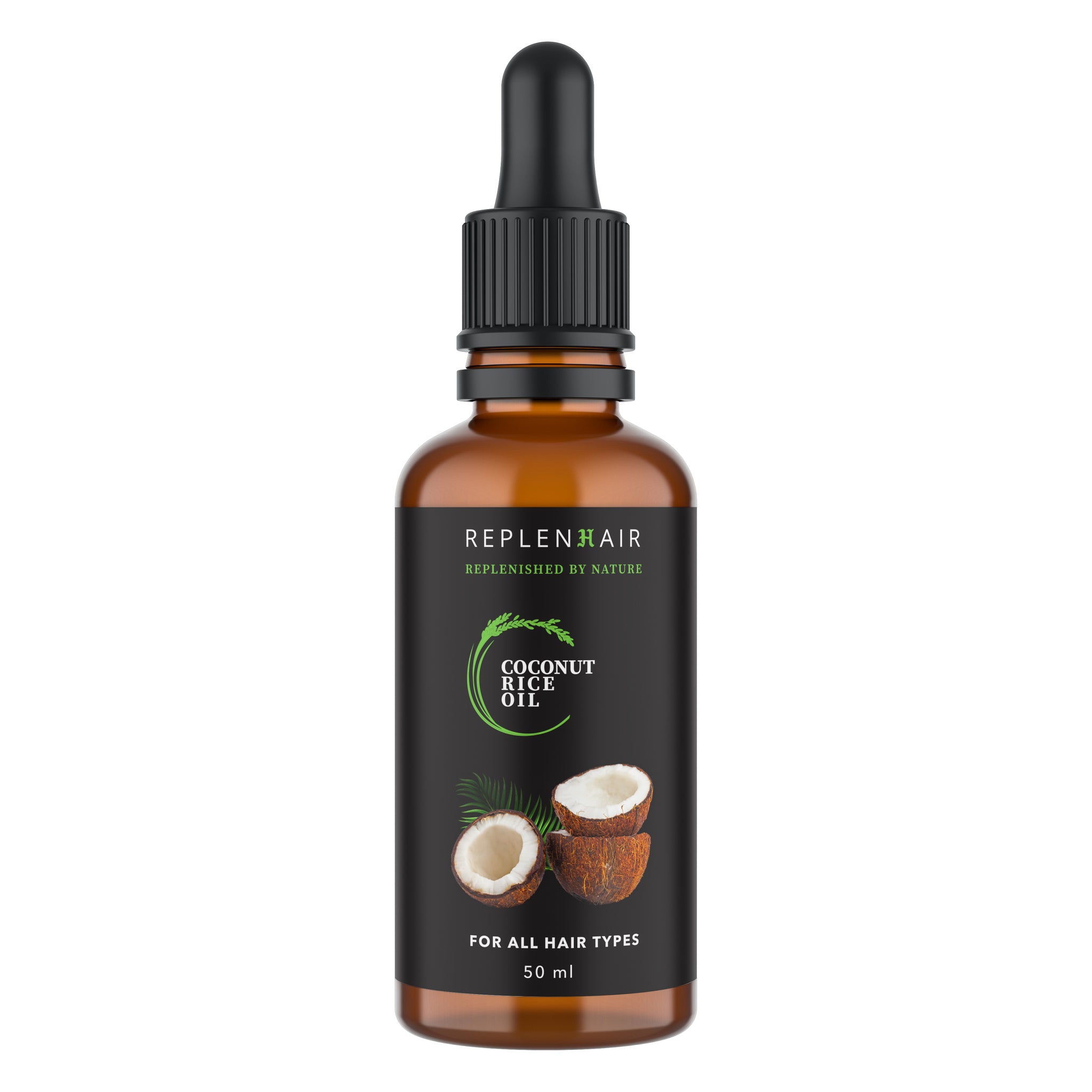 Organic Coconut Hair Oil with Rice Bran Oil