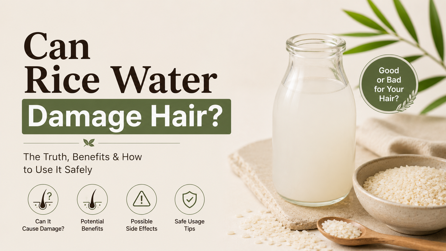 Can Rice Water Damage Hair? Protein Overload Explained