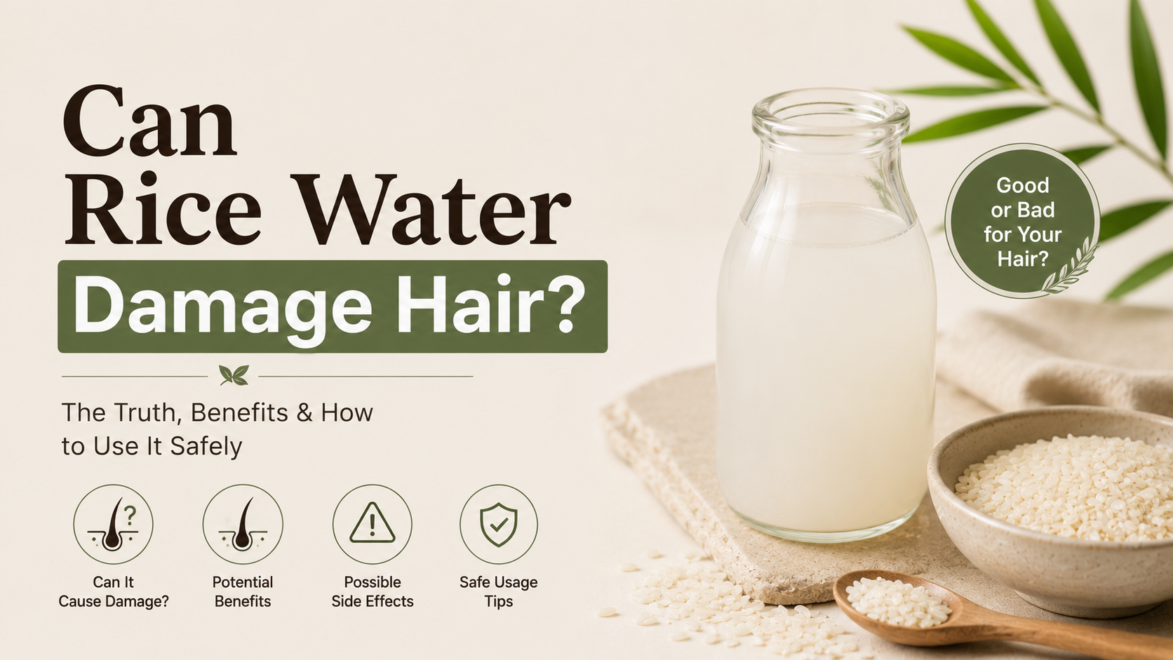 Can Rice Water Damage Hair? Protein Overload Explained