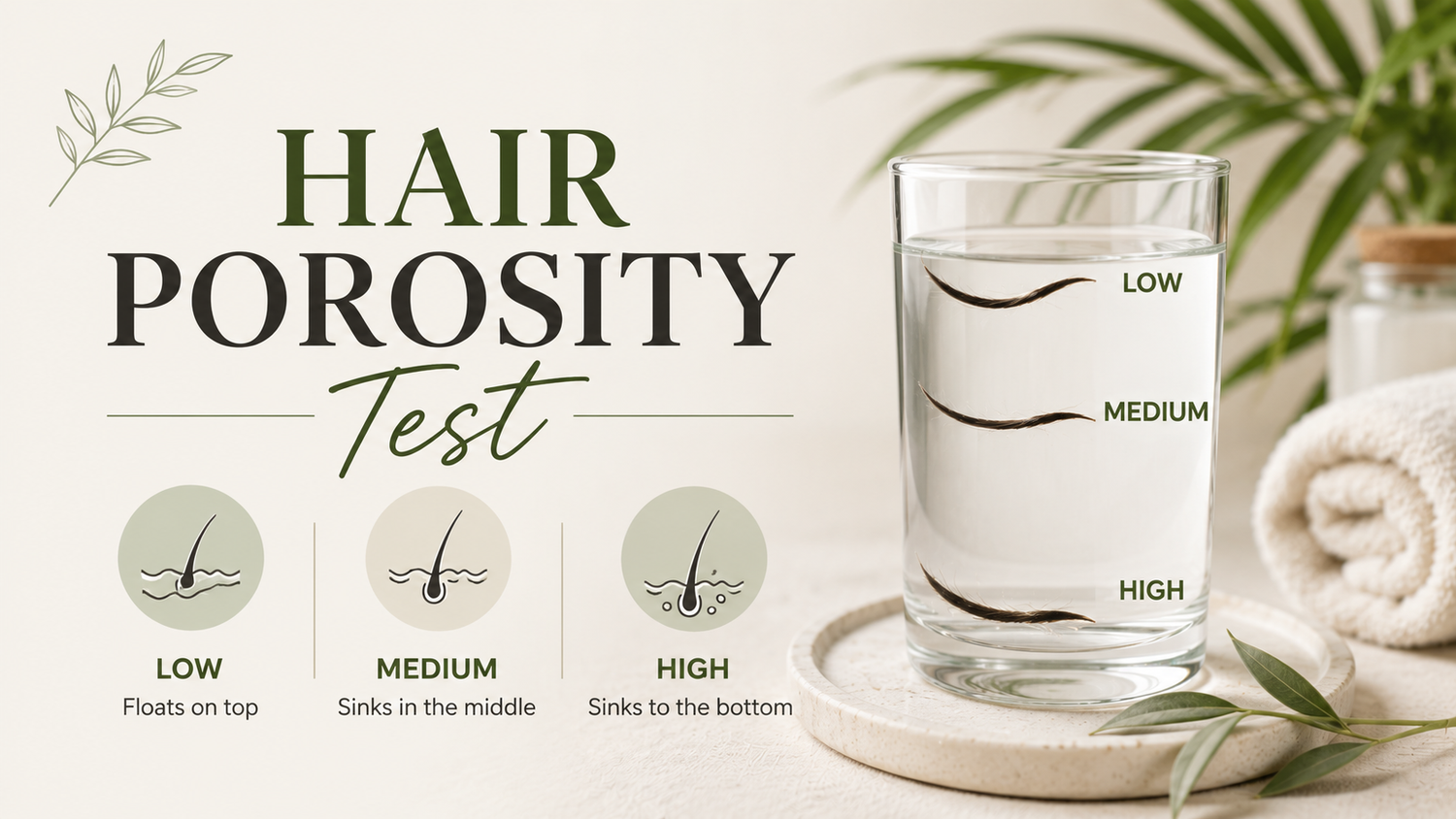 Hair Porosity Test: How to Find Yours (And Why the Float Test Fails)