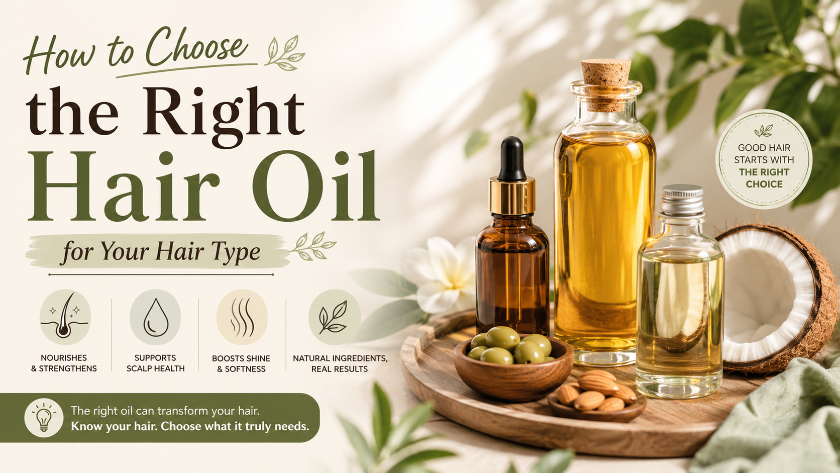 How to Choose the Right Hair Oil for Your Hair Type