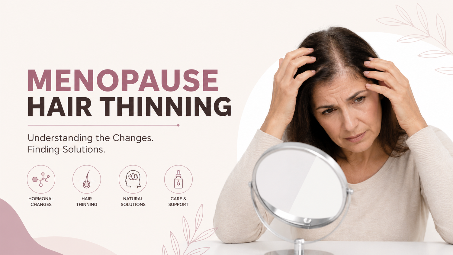 Menopause Hair Thinning: Causes and a Gentle Regrowth Routine