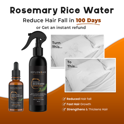 Rosemary Rice Water Anti-Hair Loss Bundle | Reduces Hair Loss