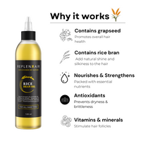 Rice Bran Hair Oil - Replenhair