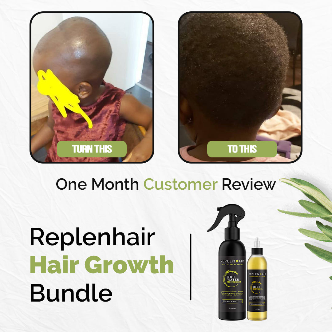 Replenhair Rice Hair Growth Trio