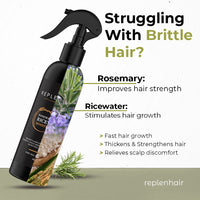 Rosemary Rice & Ricewater Hair Moisturiser Bundle - Replenhair