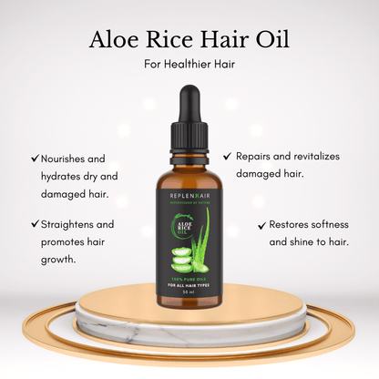 Aloe Rice Hair Oil - Replenhair