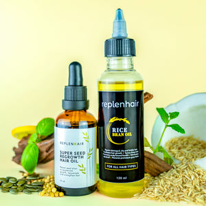 Super Growth Hair Oil Combo - Replenhair