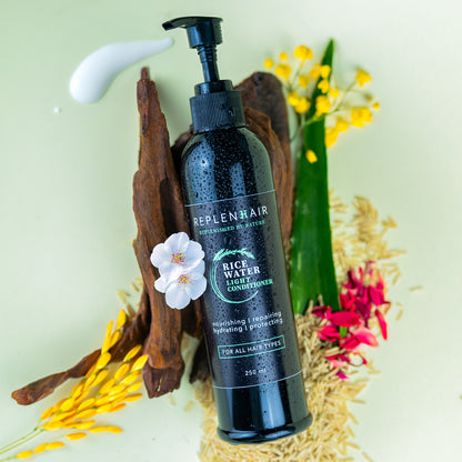 Rice Water Light Hair Conditioner | Revitalize &amp; Strengthen for Smooth, Tangle-Free, Shiny Hair