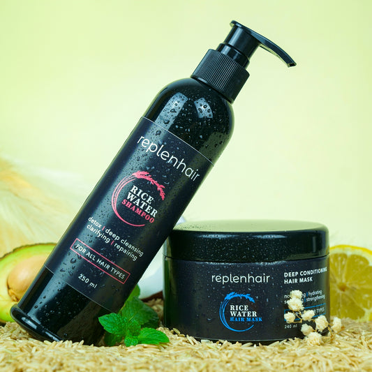 Replenhair Rice Water Wash & Condition Hair Bundle - Replenhair