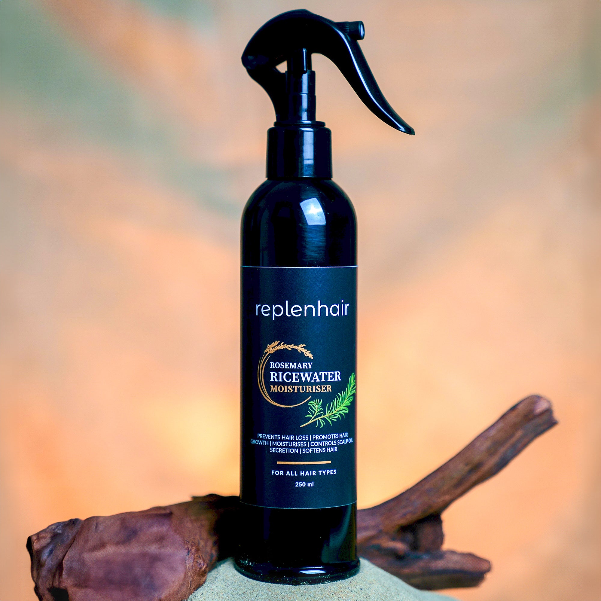 Rosemary Rice Water Moisturising Spray - Replenhair