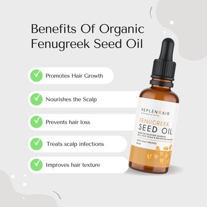 Organic Fenugreek Seed Oil - Replenhair