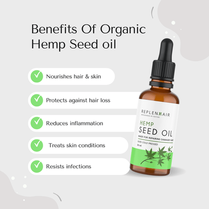 Organic Hemp Seed oil CBD - Replenhair