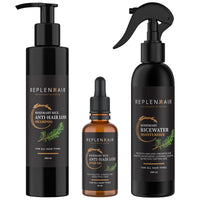 Rosemary Rice Anti-Hair Loss Solution Set | Reduces Hair Loss - Replenhair