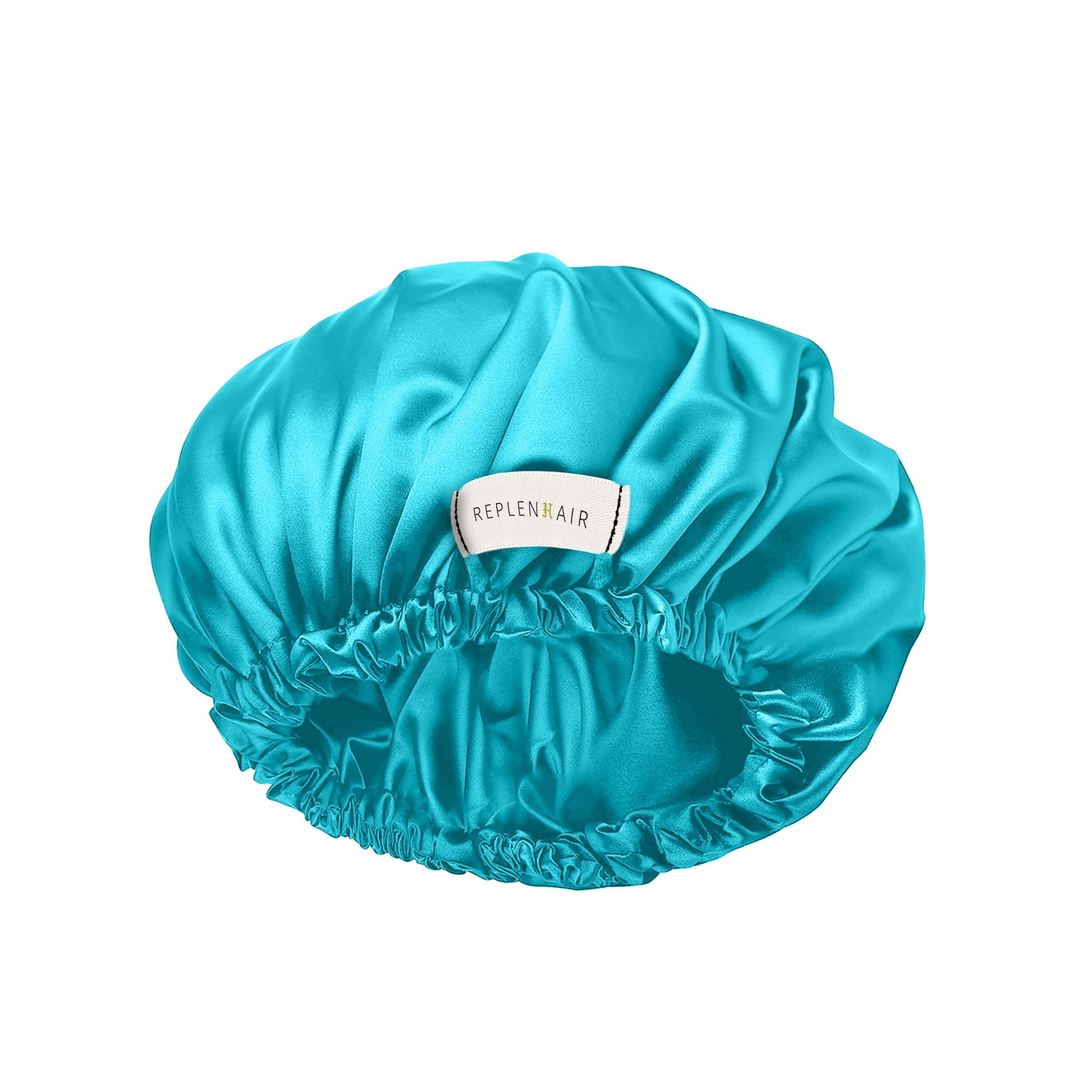 Mint Double Sided Reversible Silk satin Hair Bonnet - Replenhair