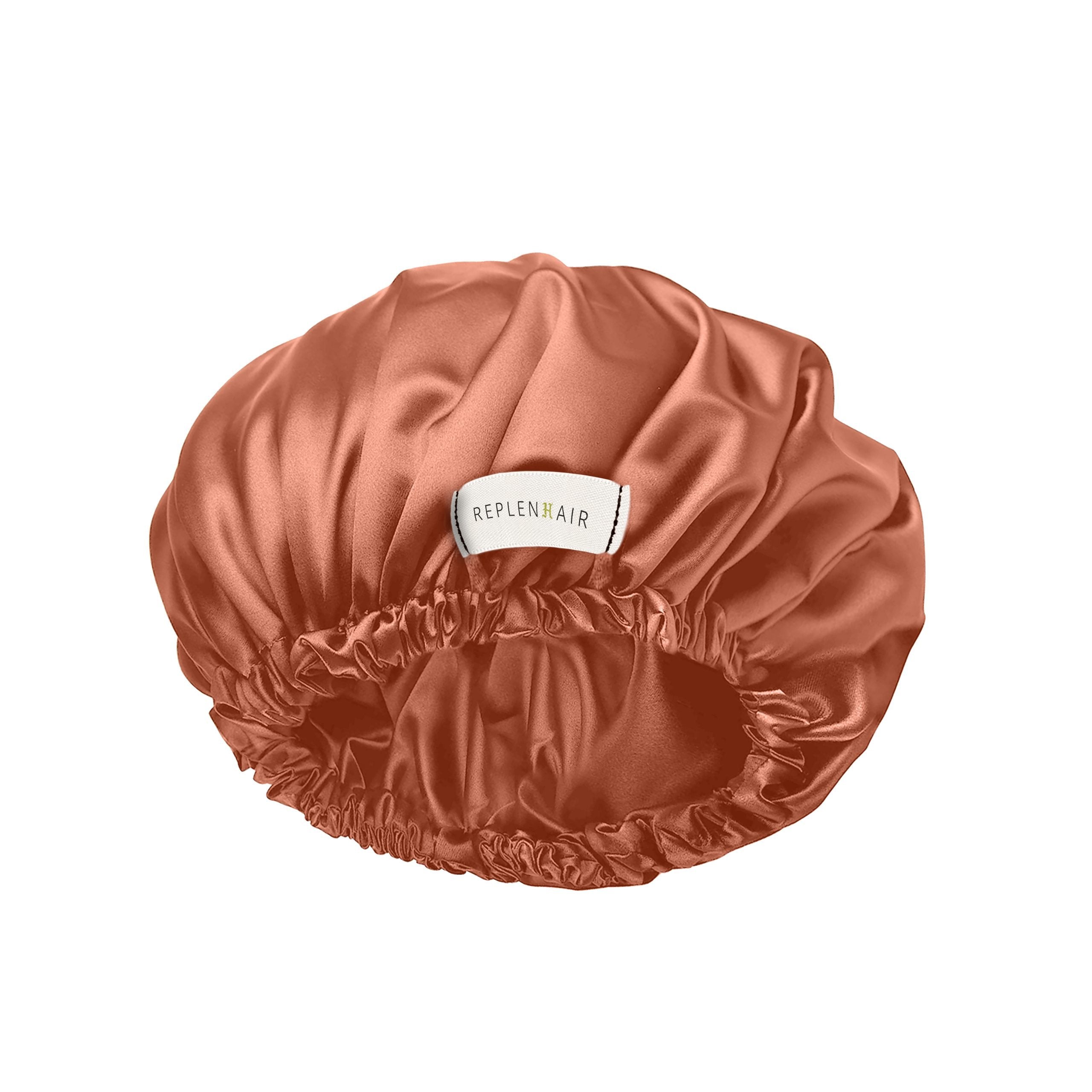 Dusty Pink Double Sided Reversible Silk satin Hair Bonnet - Replenhair